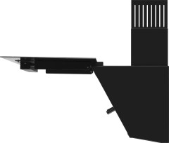 Кухонная вытяжка Weissgauff Yota 606 touch black glass