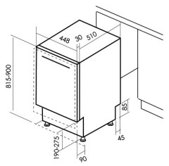 Посудомоечная машина MBS DW-455