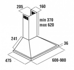 Кухонная вытяжка Delonghi KT-A100 BF