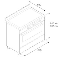 Комбинированная плита Bertazzoni MAS906MFESXT