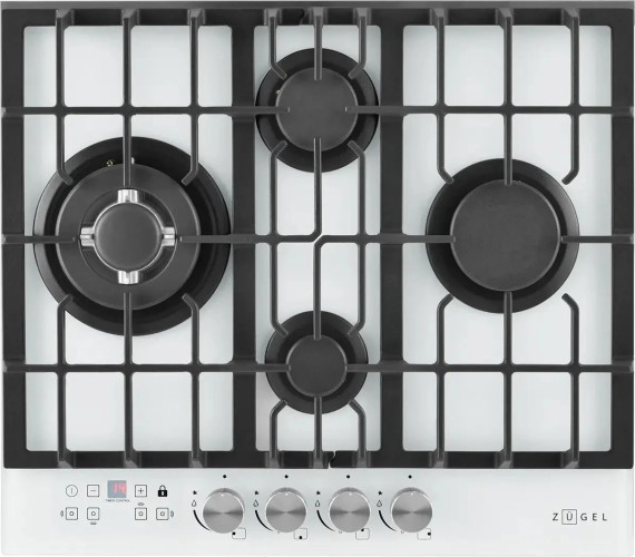 Газовая варочная панель Zugel ZGH600W белая