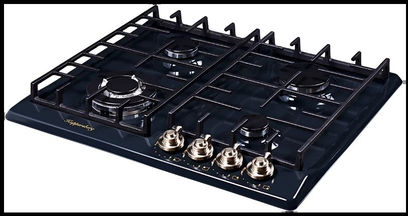 Газовая варочная панель Kuppersberg FV6TGRZ ANT Silver