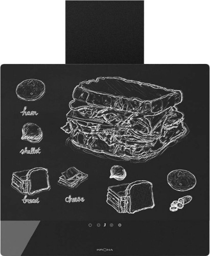 Кухонная вытяжка KRONA DOMENIKA 600 BLACK S