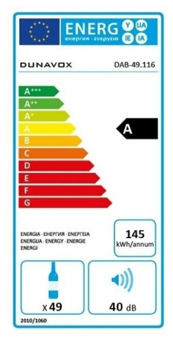 Винный шкаф Dunavox DAVS 49 116DSS