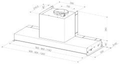 Встраиваемая вытяжка Faber IN NOVA Smart X A120 305 0554 567
