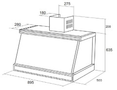 Кухонная вытяжка Kuppersberg T 969 ANT Silver