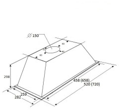 Встраиваемая вытяжка Kuppersberg Inlinea 52 C