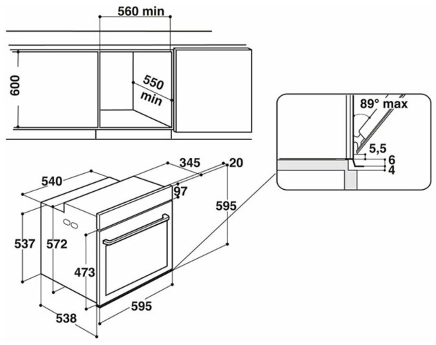 Электрический духовой шкаф Whirlpool AKZ9 6270 IX