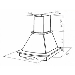Кухонная вытяжка ZorG Tempo 1000 60 M