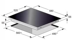 Индукционная варочная панель Kaiser KCT 6192 FI Em
