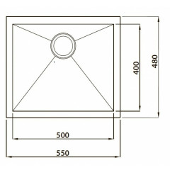 Кухонная мойка Kaiser KSM-5548