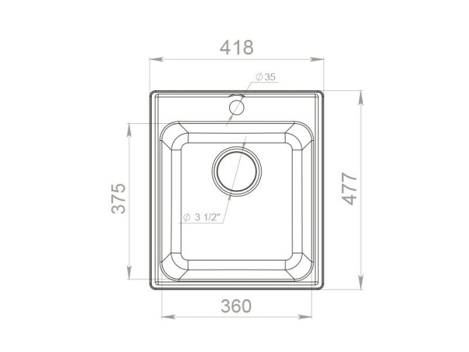 Кухонная мойка GranFest Quarz GF-Z17 песок