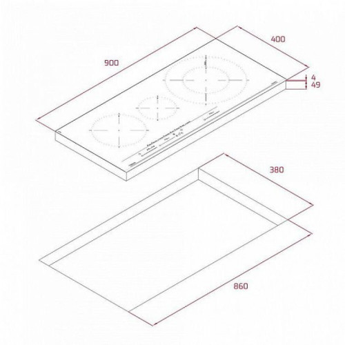 Индукционная варочная панель Teka IZC 93320 MST BLACK