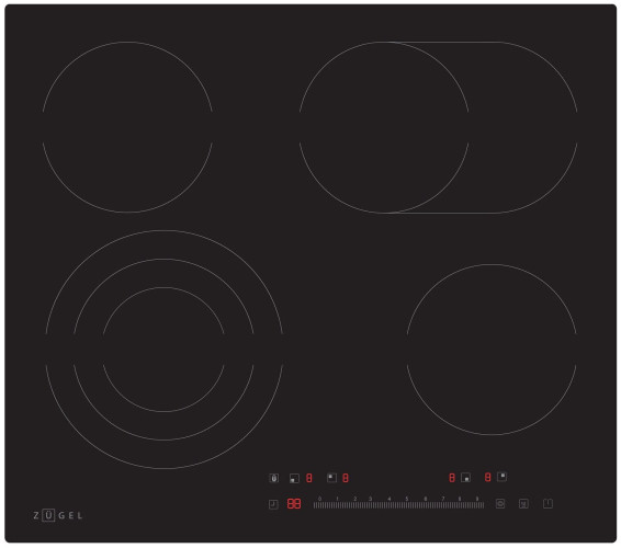 Электрическая варочная панель Zugel ZEH607B