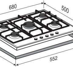 Газовая варочная панель Zigmund Shtain G 12 7 B