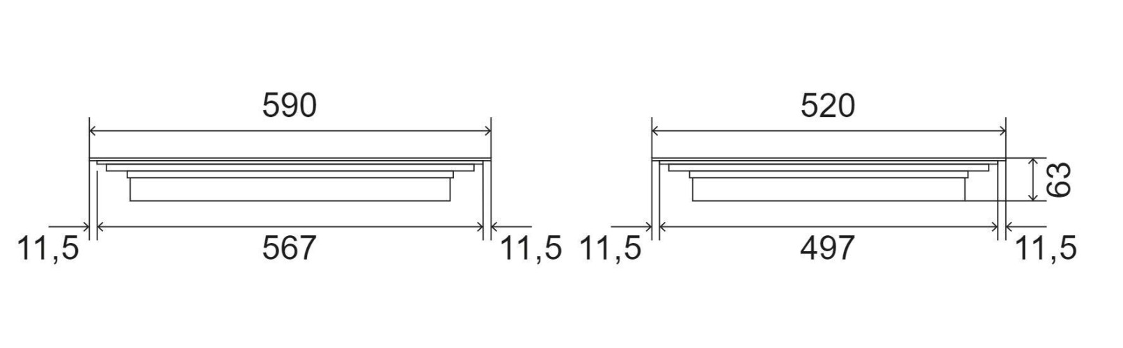 Индукционная варочная панель ILVE KHVI 60-TC