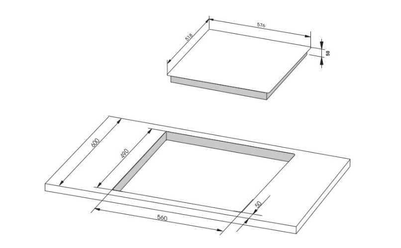 Индукционная варочная панель Hansa BHI 68310