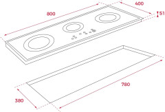 Электрическая варочная панель Teka TRC 83631 TCS