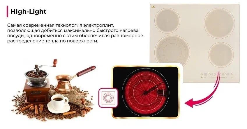 Электрическая варочная панель Kuppersberg ECS 603