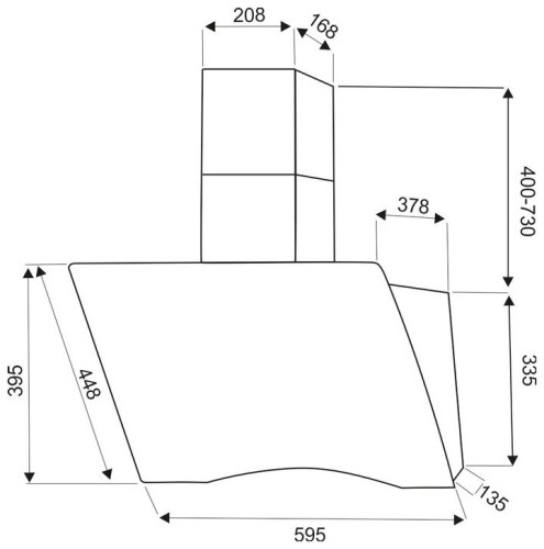 Кухонная вытяжка Exiteq EX 1116 white