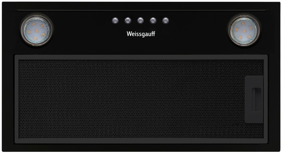 Встраиваемая вытяжка Weissgauff Alpha 45 PB BL