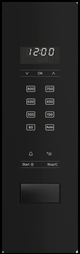 Встраиваемая микроволновая печь Miele M 2230 SC Obsidian Black, черный обсидиан