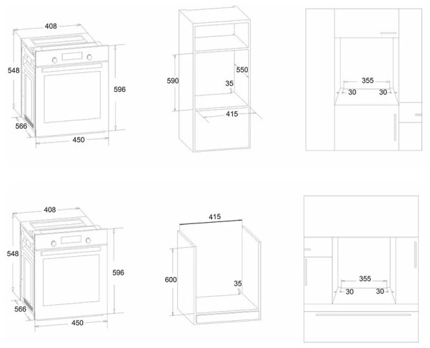 Электрический духовой шкаф Simfer B 4EB 14006