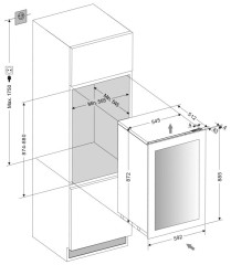 Встраиваемый винный шкаф Smeg CVI621LWNR3