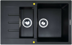 Кухонная мойка Zigmund &amp; Shtain Rechteck 775.2 черный базальт