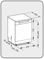 Посудомоечная машина Miele G5430 SC SL