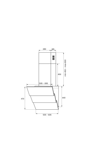 Кухонная вытяжка Kuppersberg F 625 BL