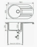 Кухонная мойка Tolero TL-780-701 серый