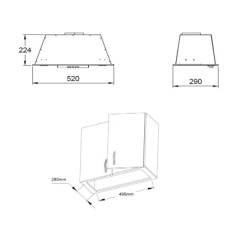 Встраиваемая вытяжка Zigmund &amp; Shtain K 012.5 W