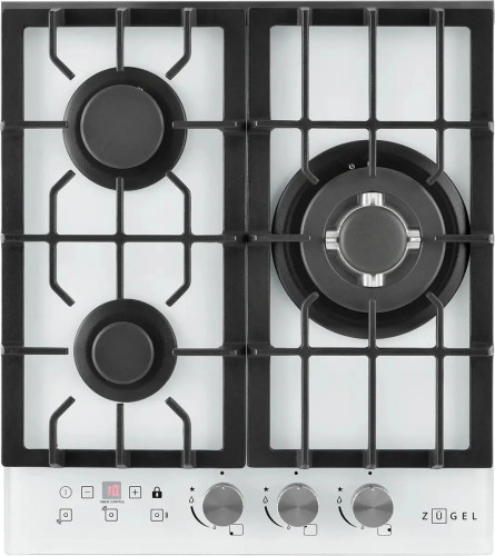 Газовая варочная панель Zugel ZGH450W белая