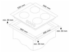 Газовая варочная панель Simfer H 60V41 O597