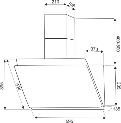 Кухонная вытяжка EXITEQ EX 1126 black шт
