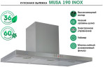 Кухонная вытяжка MBS Musa 190 Inox