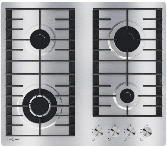 Газовая варочная панель KRONA HAGEL 60 IX W