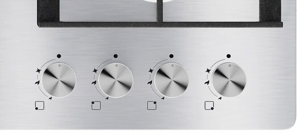 Газовая варочная панель KRONA HAGEL 60 IX W