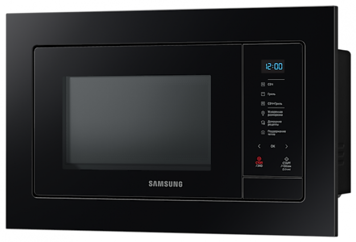 Встраиваемая микроволновая печь Samsung MG23A7118AK/BW
