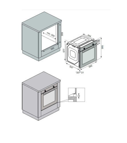 Электрический духовой шкаф Jacky's JO EW7628