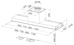 Встраиваемая вытяжка Faber In Nova Premium WH M A120 305 0625 240