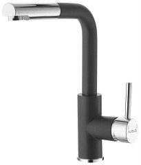 Смеситель для кухни Alveus SIROS - P G91 CARBON черный 1129048