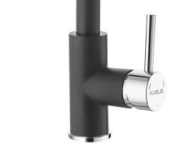 Смеситель для кухни Alveus SIROS - P G91 CARBON черный 1129048
