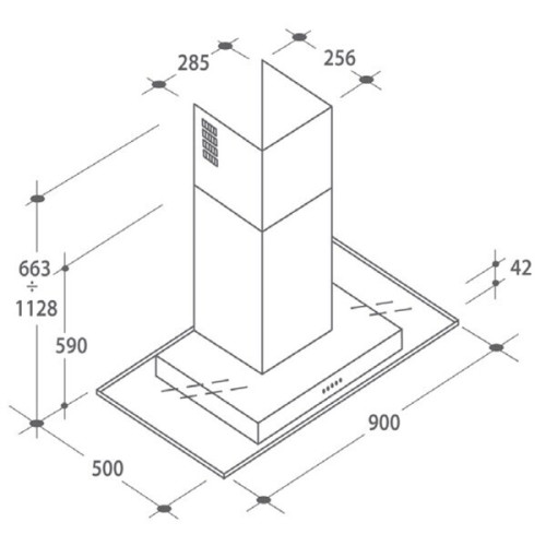 Кухонная вытяжка Candy CVM 970 LX
