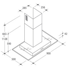 Кухонная вытяжка Candy CVM 970 LX