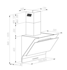 Кухонная вытяжка Lex Opera 500 black