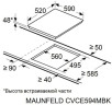 Электрическая варочная панель Maunfeld CVCE 594MBK