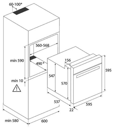 Электрический духовой шкаф Teka HBB 720 WH