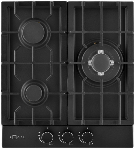 Газовая варочная панель Zugel ZGH450B черная